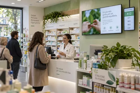 Digital signage: farmacie & uffici