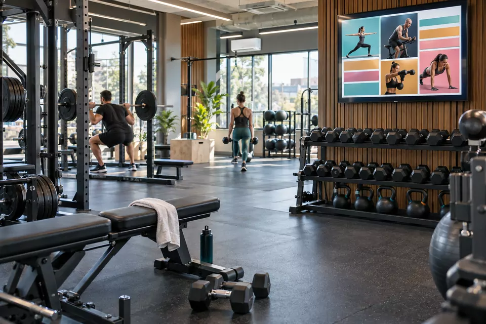 Digital signage Signal: Palestre & Fitness