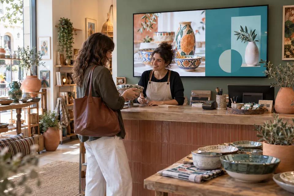Digital signage Signal: Retail & Negozi
