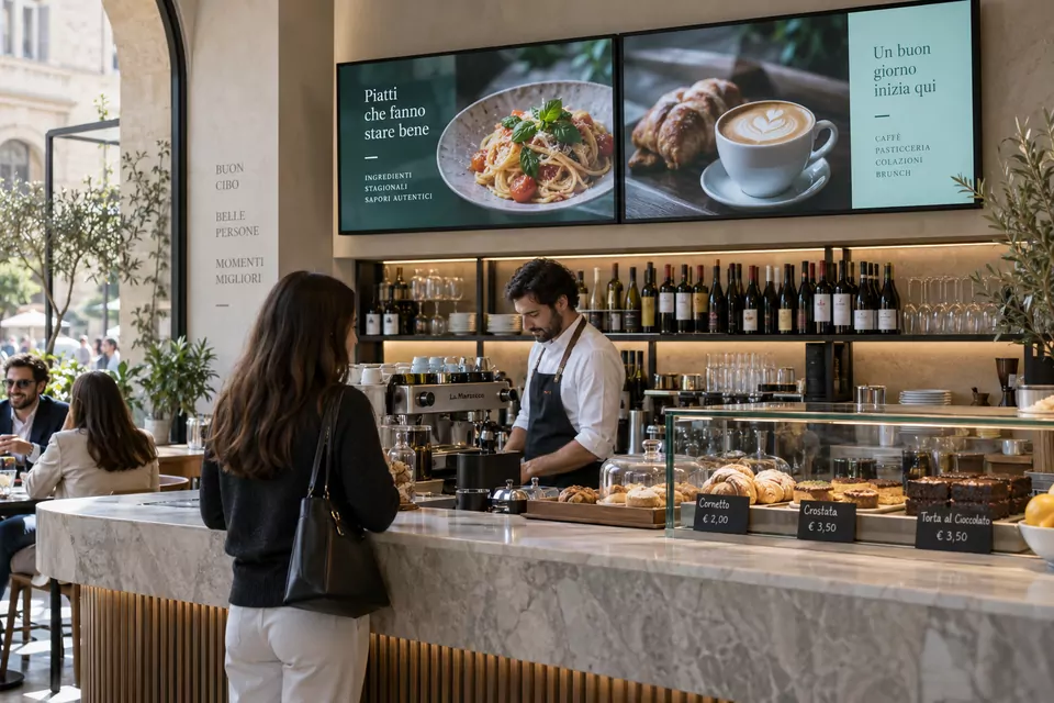 Digital signage Signal: Ristorazione