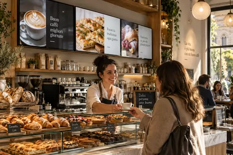 Digital signage: ristorazione